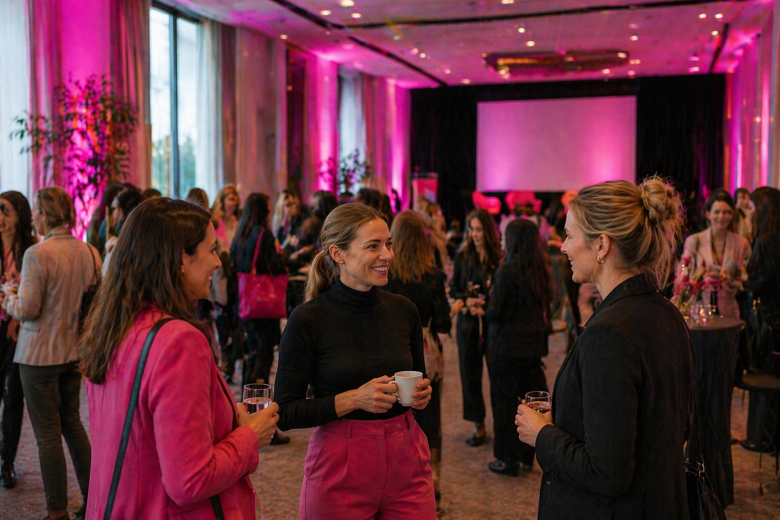 Frauen netzwerken bei Event in Wien
