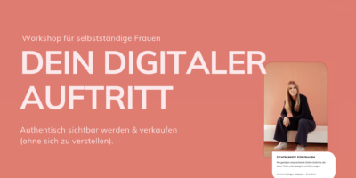 Banner für Workshop Frauen sichtbarkeit im web