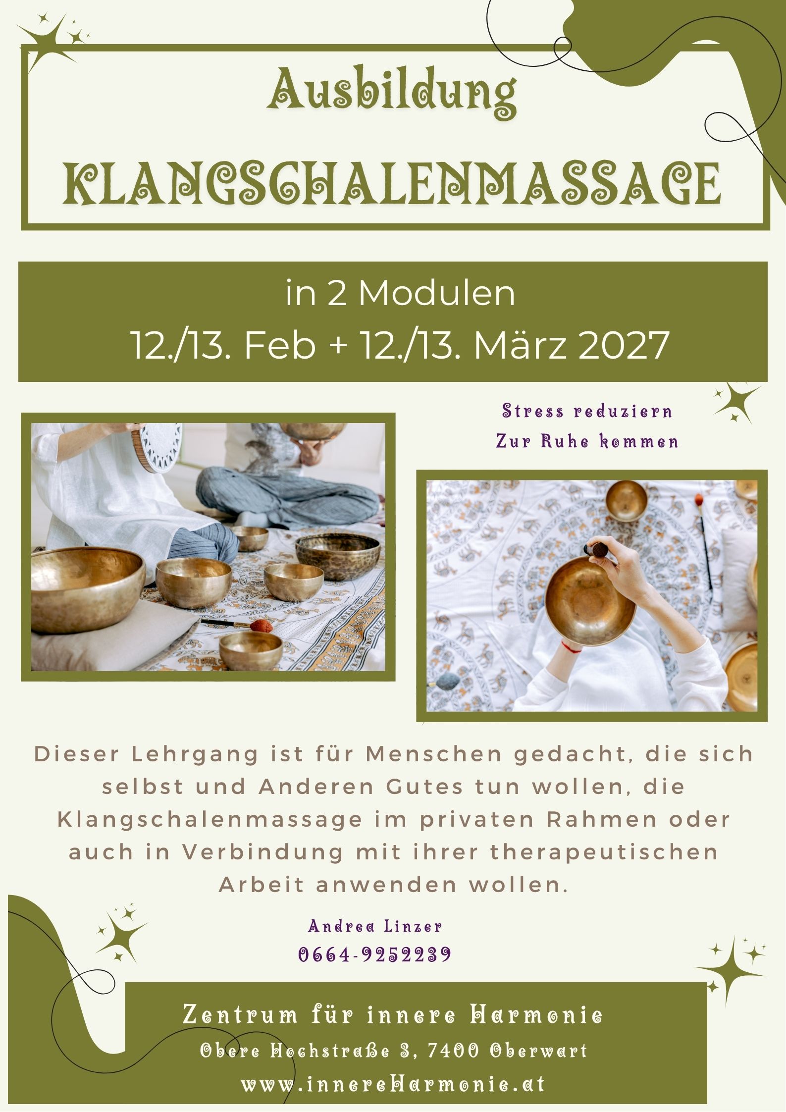 Ausbildung in Klangschalenmassage